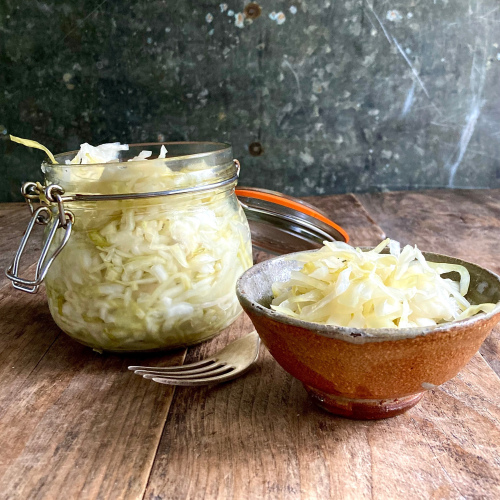 Organic Homemade Sauerkraut